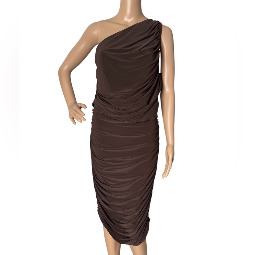 EXPRESS Brown Jersey Two Piece Set Size XL